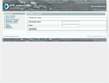 Tablet Screenshot of isas.spsjedovnice.cz